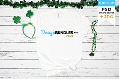 Bella Canvas T-shirt Mockup St. Patricks Day Product Image 1