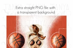 Basketball Mom Tumbler Digital Sublimation Design Product Image 3