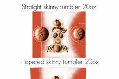 Basketball Mom Tumbler Digital Sublimation Design Product Image 4