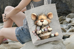 Basket Surprise Cat Clipart Product Image 3