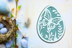 Easter Decorative Ornamented Egg, Laser Cut File Product Image 3