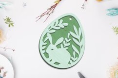 Easter Decorative Egg with Rabbit, Cut Template Product Image 3