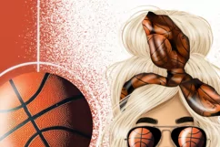 Basketball Mom Tumbler Digital Sublimation Design Product Image 5