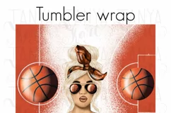 Basketball Mom Tumbler Digital Sublimation Design Product Image 6