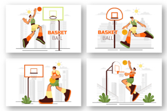 9 Playing Basketball Illustration Product Image 2
