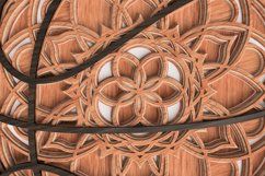 Sports laser cut file - Basketball Mandala Product Image 5