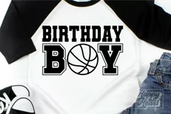 Basketball Birthday Boy SVG - Birthday Theme Shirt PNG Product Image 3