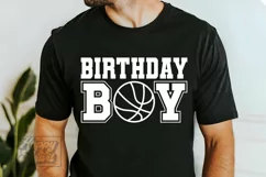 Basketball Birthday Boy SVG - Birthday Theme Shirt PNG Product Image 5