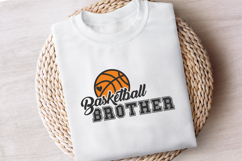 Basketball Brother SVG Quote with Basketball Product Image 2