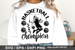Basketball champion SVG - Basketball Design Product Image 1