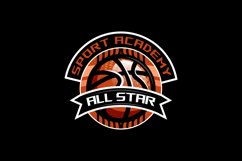 Basketball club logo sports template concept design Product Image 2