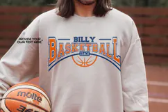 Basketball coach shirt svg, Custom team name basketball svg Product Image 1