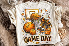 Game Day Basketball PNG, Basketball Mom, Sublimation Design Product Image 1