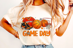 Game Day Basketball PNG, Basketball Mom, Sublimation Design Product Image 3