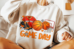 Game Day Basketball PNG, Basketball Mom, Sublimation Design Product Image 4
