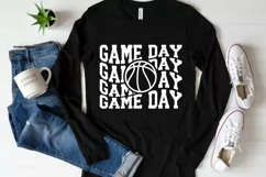 basketball game day svg