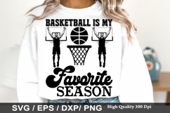 Basketball SVG Design - Basketball Is My Favorite Season Product Image 2