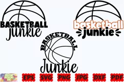 Basketball Junkie SVG | Basketball SVG | Sport SVG | Junkie Product Image 2