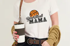 Basketball Mama SVG Quote with Basketball Product Image 2