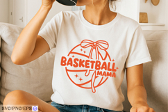 Basketball Mama SVG PNG T-shirt Design Product Image 2