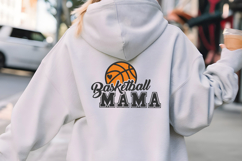 Basketball Mama SVG Quote with Basketball Product Image 3
