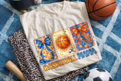 Basketball Mama PNG, Game Day Basketball Sublimation Design Product Image 1