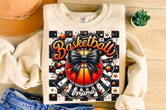 Basketball Mama PNG, Basketball Mom PNG, Retro Basketball Product Image 1