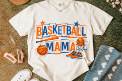 Basketball Mama Retro PNG Shirt Sublimation Design Product Image 5