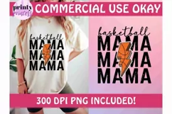 Basketball Mama png, Basketball Sublimation Design Product Image 2