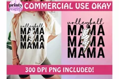 Volleyball Mama png, volleyball Sublimation Design Product Image 2