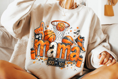 Basketball Mama, Basketball PNG Sublimation Design, Game Day Product Image 3