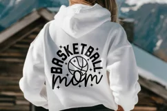 Basketball Mom PNG Retro Mama Coquette Bow SVG T-shirt Product Image 2