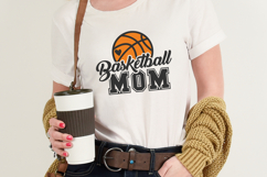 Basketball Mom SVG Quote with Basketball Product Image 2
