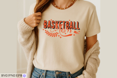Basketball Mom SVG PNG T-shirt Design Product Image 3