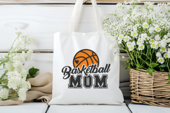 Basketball Mom SVG Quote with Basketball Product Image 3