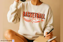Basketball Mom SVG PNG T-shirt Design Product Image 4