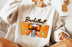 Basketball Mom PNG, Basketball Mama PNG, Glitter Basketball Product Image 3