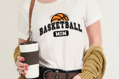 Basketball Mom Arched SVG Quote | Basketball Mama SVG Product Image 2
