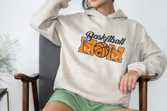 Basketball Mom SVG Quote with Basketball Product Image 4