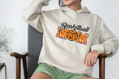 Basketball Mom SVG Quote with Basketball Product Image 4