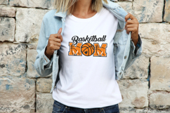 Basketball Mom SVG Quote with Basketball Product Image 5