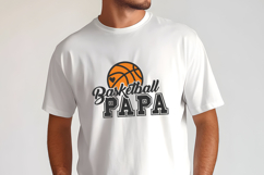 Basketball Papa SVG Quote with Basketball Product Image 2