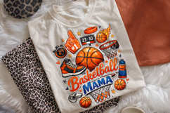 Retro Basketball Mama, Basketball PNG Sublimation, Game Day Product Image 2