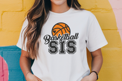 Basketball Sis SVG Quote with Basketball Product Image 3