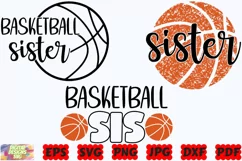 Basketball Sister SVG | Sister SVG | Basketball SVG | Sport Product Image 3