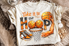 Take It To The Hoop PNG, Basketball PNG, Game Day PNG Product Image 1
