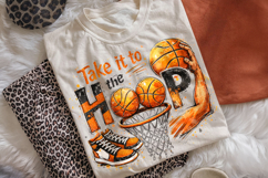 Take It To The Hoop PNG, Basketball PNG, Game Day PNG Product Image 2