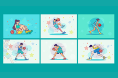 Basketball Sport Training Illustrations Product Image 1