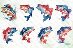 Bass Fish 4th Of July Sublimation Bundle Product Image 3