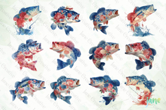 Bass Fish 4th Of July Sublimation Bundle Product Image 4
